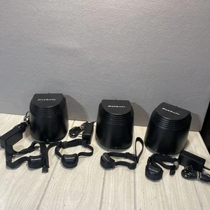 Pet Safe Rechargeable 4 Collars And 3 Invisible Fence 3/4 Acre RFA-608 Bases - Picture 1 of 9