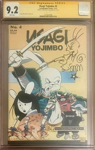 Usagi Yojimbo #4 CGC SS 9.2 SIGNED Stan Sakai SKETCH Fantagraphics 1987 Netflix - Picture 1 of 3
