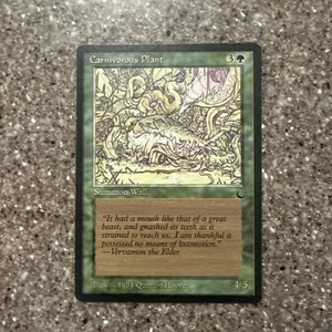 MTG (The Dark 1994) Carnivorous Plant Never Played Check Pics   - Picture 1 of 2