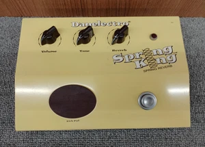 Danelectro Spring King DSR-1 Analog Spring Reverb Gitarreneffektpedal Gelb - Bild 1 von 6