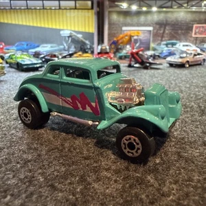 Matchbox 1933 '33 Willys Street Rod Car teal Diecast Maßstab 1:50 lose  - Bild 1 von 5