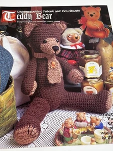 Teddy Bear Crochet Pattern 11.5in Sitting Pages from Magazine - Picture 1 of 3