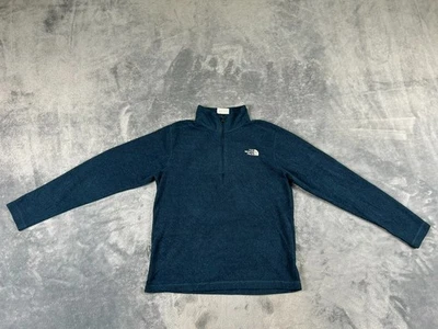 SUÉTER HOMBRE THE NORTH FACE AZUL MEDIO GOFRE 1/4 CREMALLERA JERSEY Foto 1 de 4