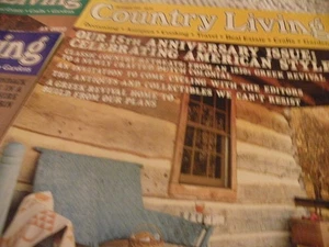 Country living magazine lot back issues 1997 1999 2007 12 issues - Foto 1 di 5