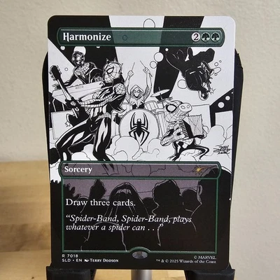 MTG Harmonize (7018) *Non-Foil* Inked Secret Lair: Spider-Man LP - Image 1 of 2