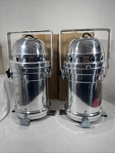 Pair (2) PAR 64 Can Stage Light Concert DJ Lighting Fixture New Techni Lux - Picture 1 of 13