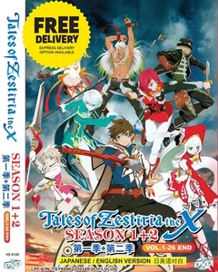 DVD Anime Tales of Zestiria The X Season 1 & 2 (Vol. 1-26 End) English Dubbed - Picture 1 of 6