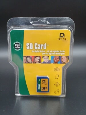 Lexar Secure Digital 128MB Memory Card (SD128-285) - Image 1 of 2