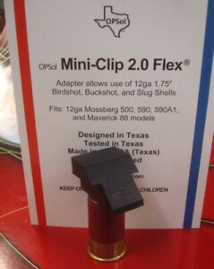 OPSol Mini-Clip™ 2.0 Flex™ USA made fits 12ga Mossberg 500  500A 590 Maverick 88