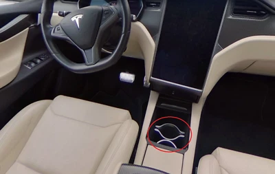 2016-2021 Tesla Model S Model X OEM Center Console Insert Divider (1-pc) 150138 - Image 1 of 4