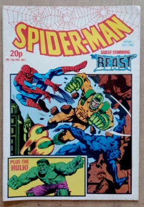 SPIDER MAN and THE BEAST 508 COMIC 1982 Marvel Englisch Farben s/w mit Poster. - Bild 1 von 7