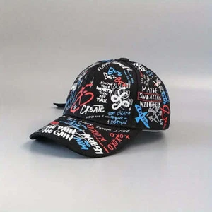 Graffiti Print Style Baseball Caps - Various Styles Available - BRAND NEW - Picture 1 of 10