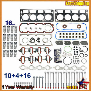 Head Gasket Set w/ Bolts NON-AFM Lifters For 02-04 Chevrolet GMC Buick Hummer H3
