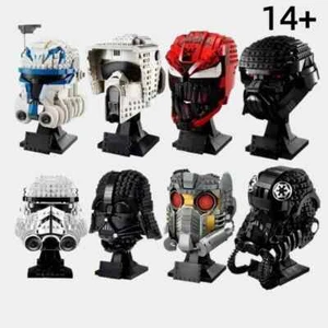 Anime Stormtrooper Vader Tie Fighter Casco Pilota Blocchi Costruzione Collezione - Foto 1 di 38