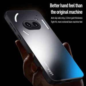 For Nothing Phone (2a), Luxury Hybrid AG Case Acrylic Matte Shell Soft TPU Cover - Picture 1 of 15