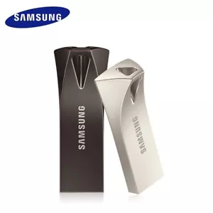 Samsung Barplus Silver USB 3.1 Flash Drive 32GB 64GB 128GB Memory Stick U Disk - Picture 1 of 11