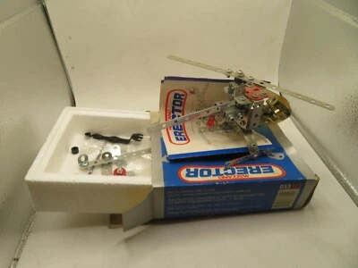 Meccano Helicopter Metal Erector Construction Set  #302 - AS IS - Image 1 of 4