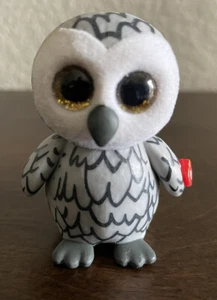 TY Beanie Boos Mini Boo OWLETTE Grey Owl SERIES 2 Collectible Figurine (2 inch) - Picture 1 of 6