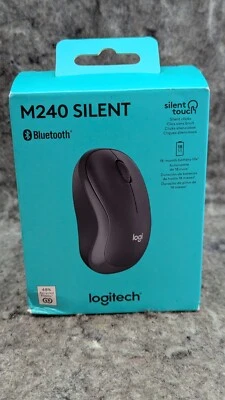 🔥Brand New🔥 Logitech M240 Silent Wireless Ambidextrous Mouse - Graphite - Image 1 of 4