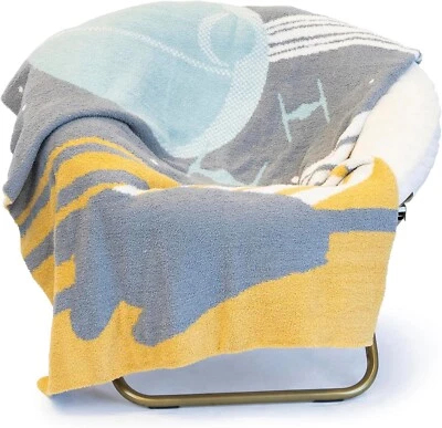 Star Wars Millennium Falke flauschige Überwurf Decke - 127 x 152 cm Fuzzy Knit, kuschelig - Bild 1 von 4