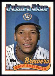 1989 Topps #343 Gary Sheffield "Future Star" RC