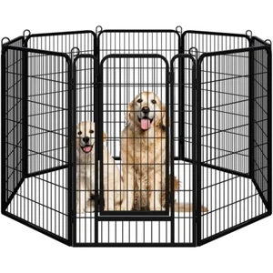 Large Dog Playpen Cat Fence Pet Exercise Pen for Large/Medium Dogs/Small Animals - Picture 1 of 30
