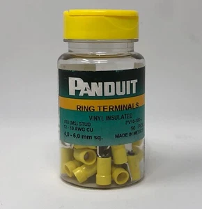 Panduit Ringklemmen Vinyl isoliert 4,0-0,6 mm 12-10 AWG 50 Stück - Bild 1 von 5