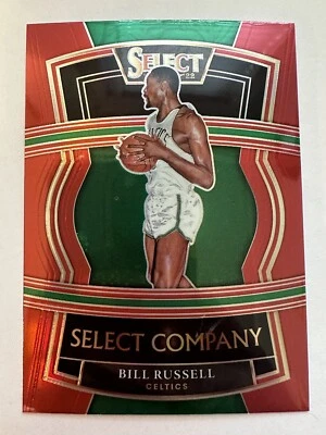 2021-22 Panini Select Bill Russell Select Company Red Prizm SP Insert Celtics - Image 1 of 2