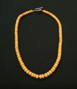 Collar gota de perlas de plata de ley - Imagen 1 de 8