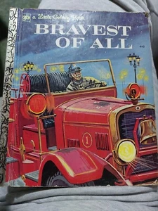 Bravest of All By EMERY POGUE Illustrated By Anderson 1973 Little Golden Book  - Bild 1 von 9