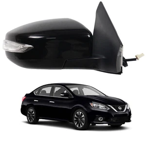 Espejo retrovisor con luz de señal de giro eléctrico para Nissan Sentra 2016-2019 lado derecho del pasajero - Imagen 1 de 6