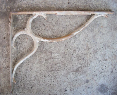 UN Soporte de Montaje en Pared Vintage Hierro Fundido Granja Fregadero Estante para Libros, 11.5 X 14.5 Foto 1 de 4