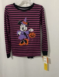 Minnie Mouse Girls Halloween Long Sleeve Pajama 2 Piece Set Size 10 NWT - Picture 1 of 6