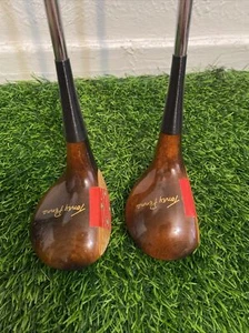 Toney Penna Original Vintage Oil Hardened Persimmon 4 & 5 Woods Stiff Steel - Picture 1 of 22