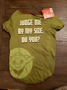 Neu mit Etikett Petco Star Wars Yoda Hundeshirt, beurteilen Sie mich nach meiner Größe, tun Sie? Größe XXL - Bild 1 von 3