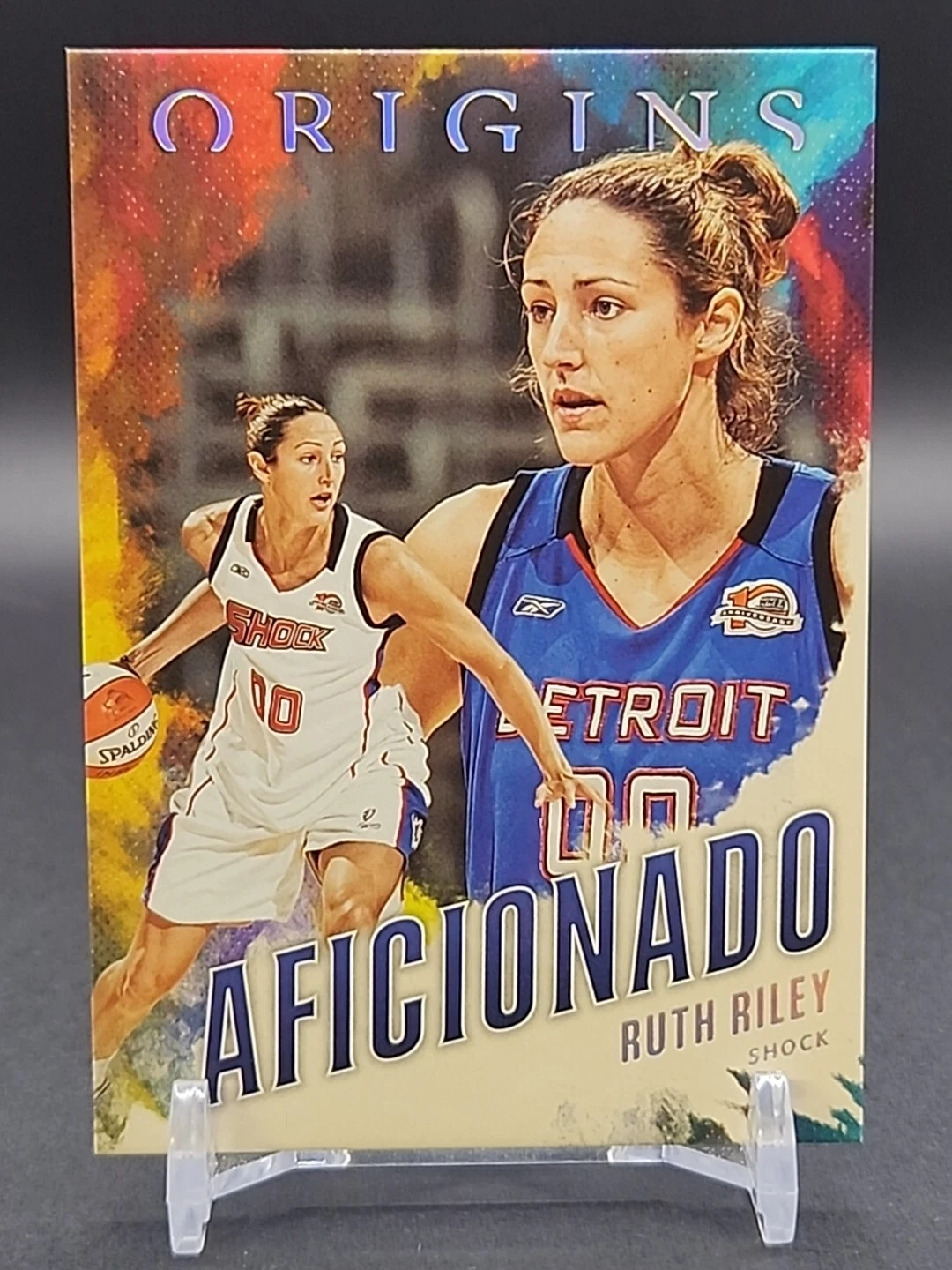 Ruth Riley - 2023 WNBA Origins - Aficionado #12 - Detroit Shock Legend