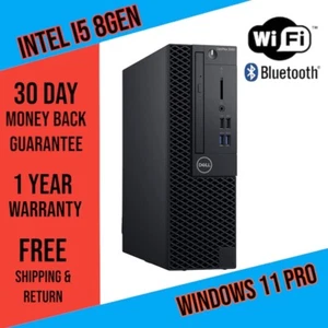 Dell Desktop Computer i5-8500 16GB RAM 1TB HDD 512GB SSD Win11Pro WiFi - Picture 1 of 6