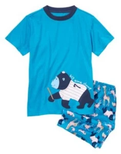 GYMBOREE SLEEPWEAR GORILLA BASEBALL 2-PC PAJAMAS 12 18 24 2 4 5 6 7 8 10 12 - Picture 1 of 1