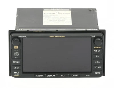 Radio AM FM satélite Toyota Solara 2004-2006 con navegación 86120-33590 E7001 Foto 1 de 4