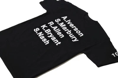 Camiseta de baloncesto de la NBA para hombre 96 Dynasty Draft negra manga corta desde 1982 NYC Foto 1 de 3