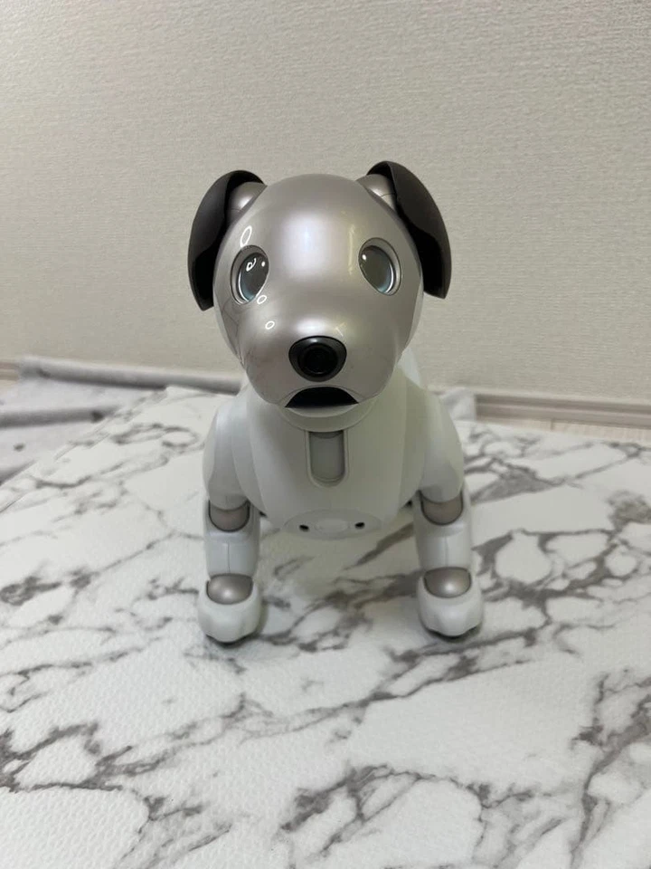 Sony AIBO ERS-1000 Entertainment Robot Dog Ivory White working used from Japan - Image 1 of 4