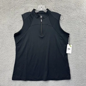 NWT Tail Lucille Sleeveless Mandarin Collar Top Shirt Golf Performance Women XL - Picture 1 of 9