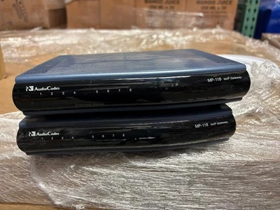 AUDIOCODES MP118 8FXO 3AC ACCESS GATEWAY TESTED W/ Power Cord - Image 1 of 2