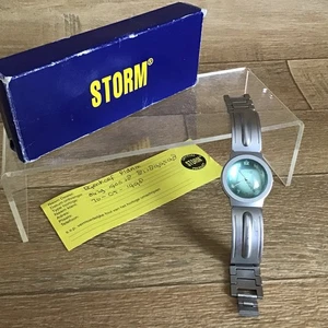 Reloj Pulsera Vintage Retro STORM SPACE Verde Esmeralda Damas RARO JAPÓN Funciona En muy buena condición - Imagen 1 de 13