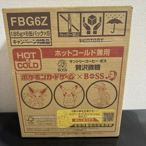 Suntory Boss Coffee Pokemon Collaboration Can low in sugar 30 Can Japan Limited - Picture 1 of 2