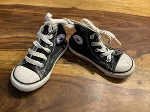 Converse EU 22 UK 6 Chucks Chuck Taylor All Star Kinder Schwarz Black Sneaker - Bild 1 von 6