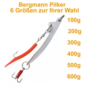 Bergmann Norway Pilker Deep Diver Deep Sea Pilker For Pike 100 To 600G - Picture 1 of 63
