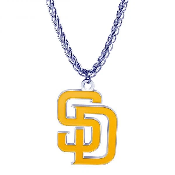 San Diego Padres Officially Licensed MLB Pendant Chain Necklace - Gift FREE S/H - Image 1 of 1