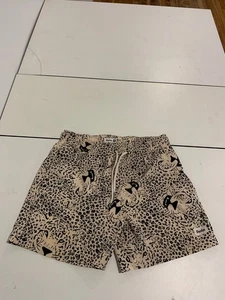 Bañador Duvin Medio Bronceado Estampado Leopardo Resort Ropa de Playa Informal 5" Entrepierna - Imagen 1 de 9