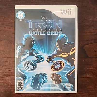 Tron Evolution Battle Grids Nintendo Wii Game Box Manual Tested Working - Image 1 of 4